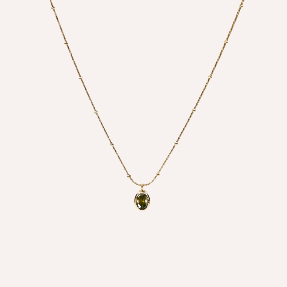 Collana con pendente ovale - Maia