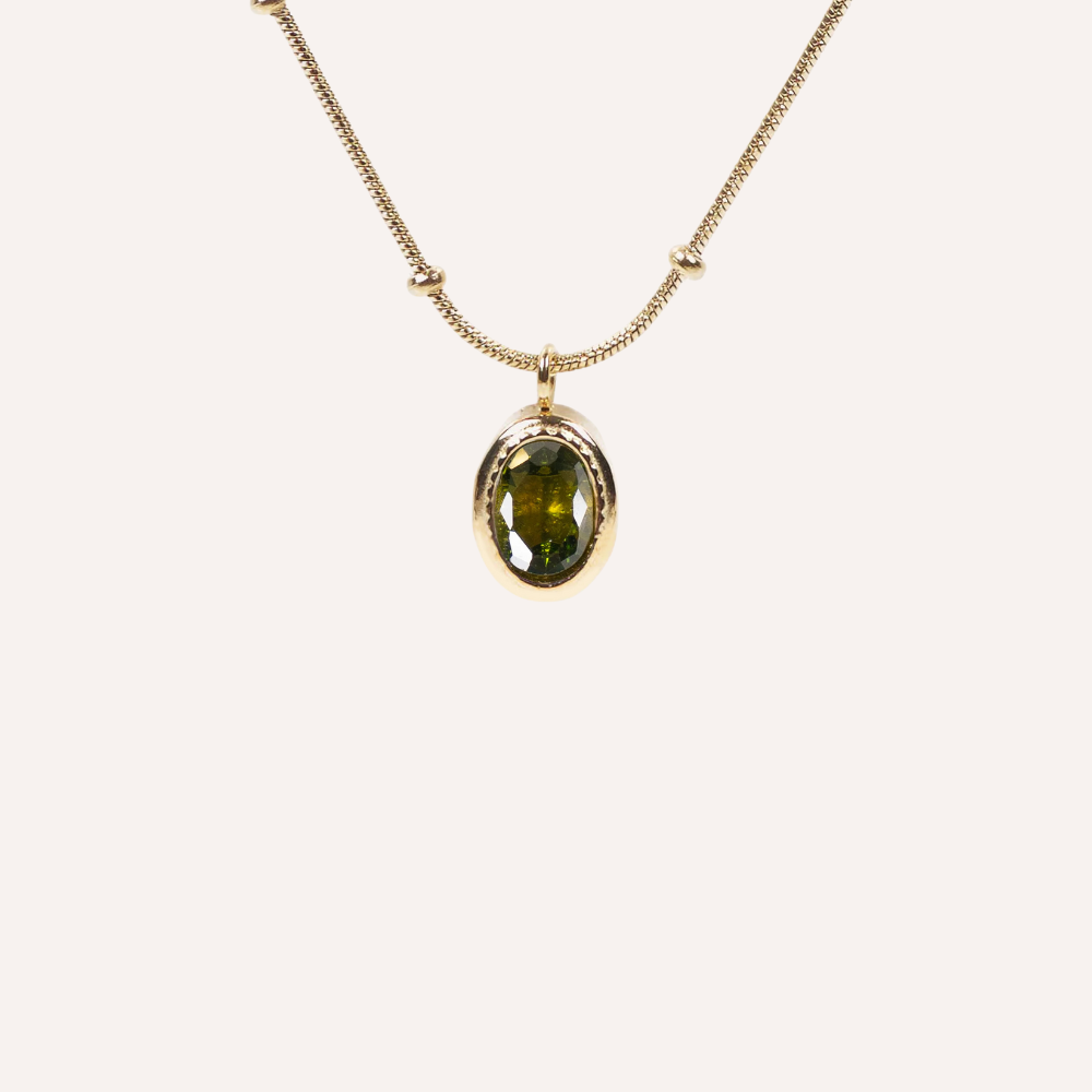 Collana con pendente ovale - Maia