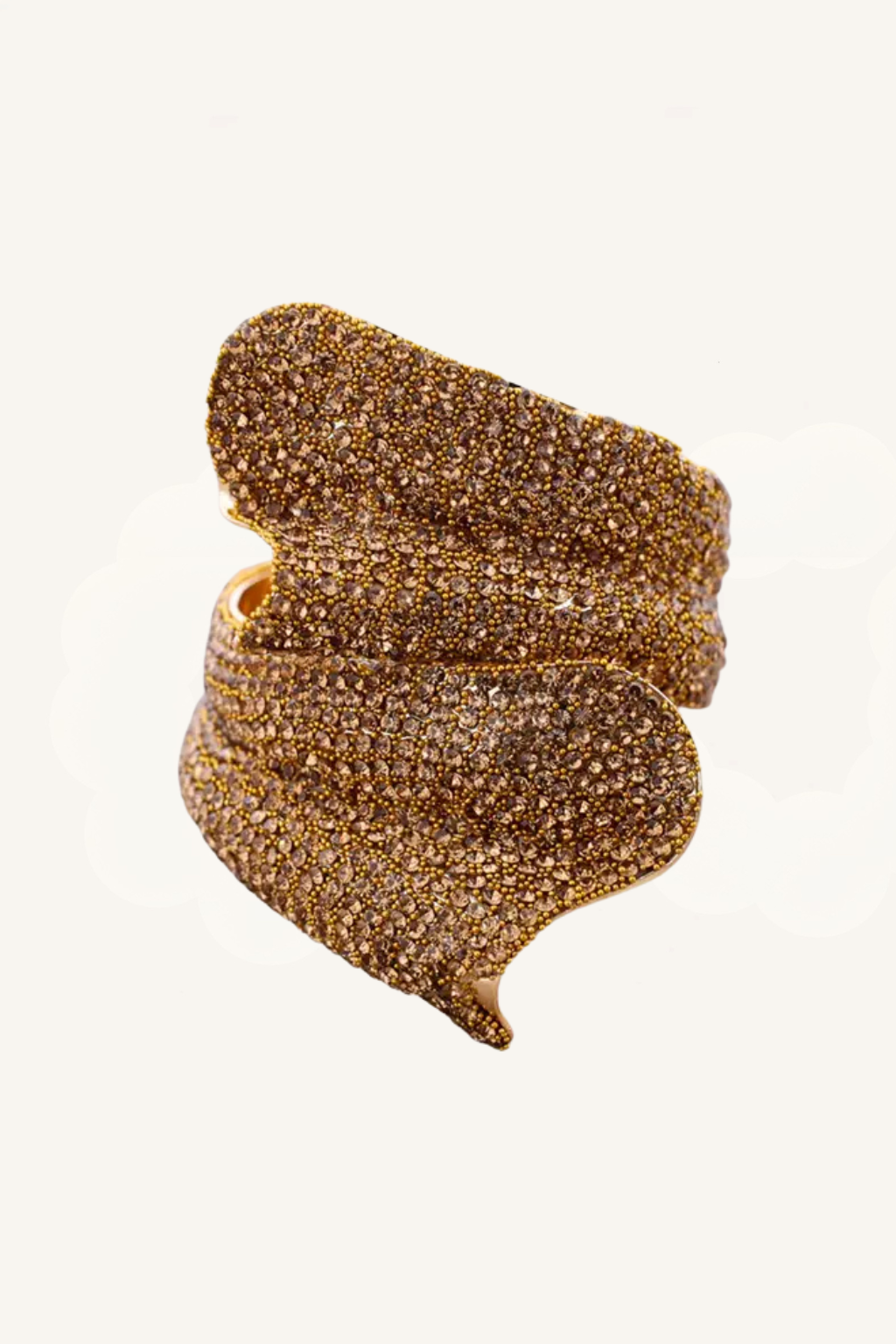 Bracciale con cristalli effetto drappeggio – Bracciale Spark