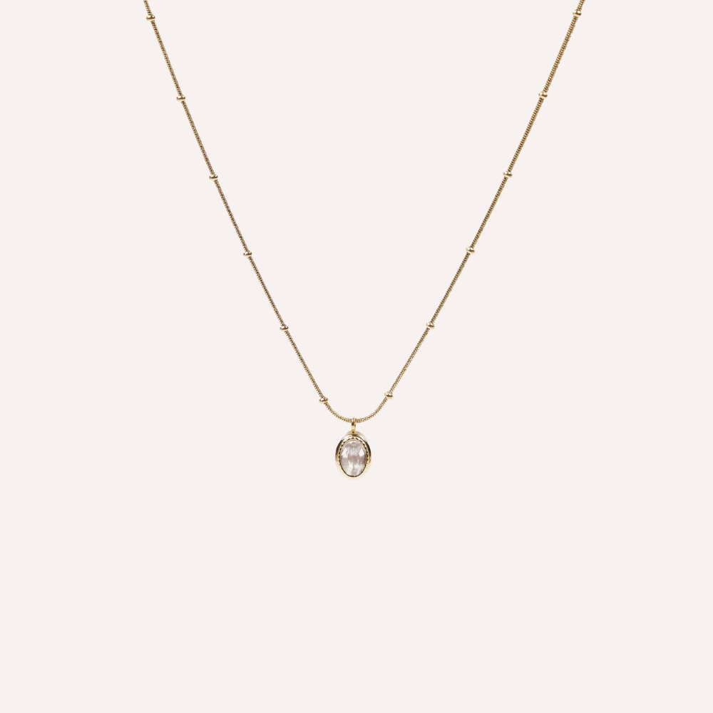 Collana con pendente ovale - Maia