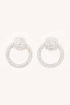 Orecchini a cerchio con cristalli – Orecchini Lumina