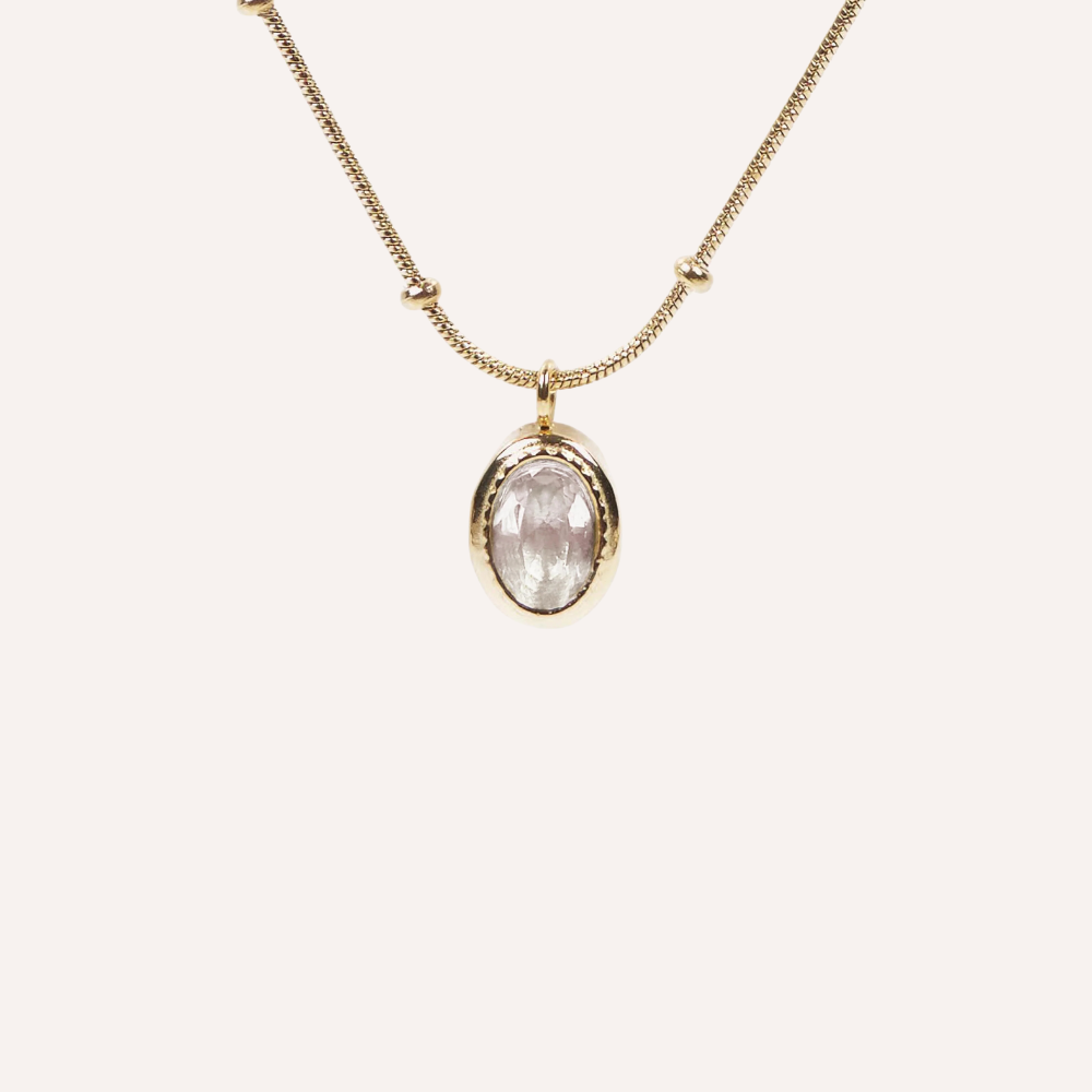 Collana con pendente ovale - Maia