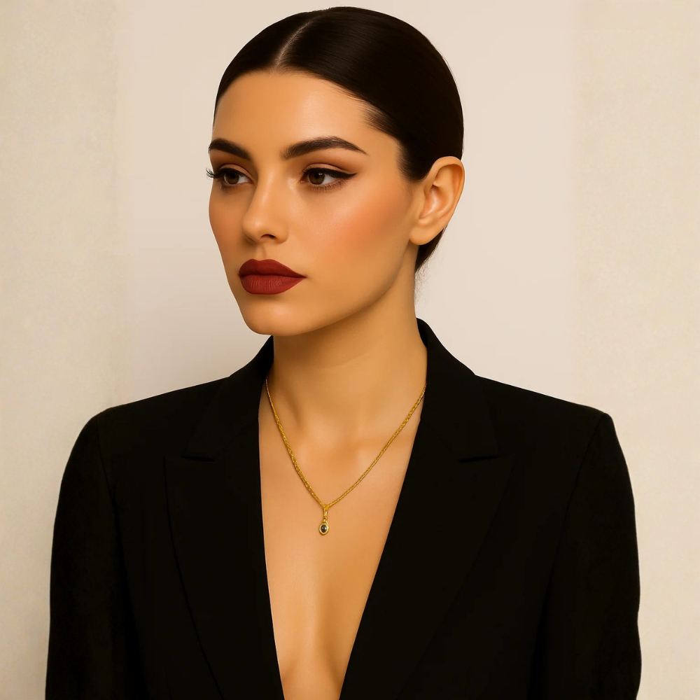 Collana con pendente ovale - Maia