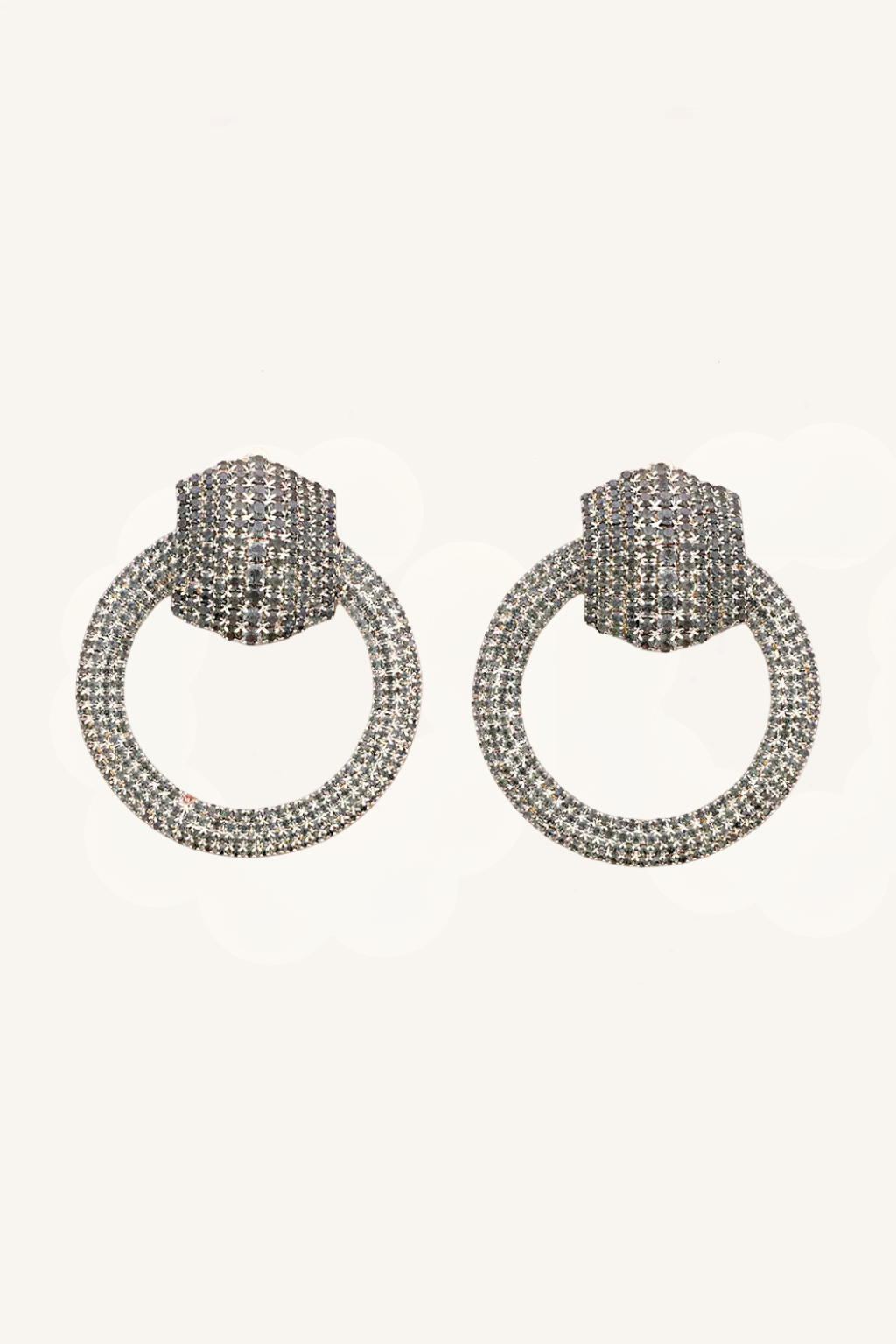 Orecchini a cerchio con cristalli – Orecchini Lumina