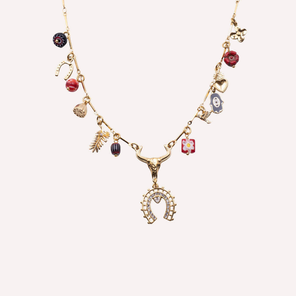 Collana con charms portafortuna – Fortuna