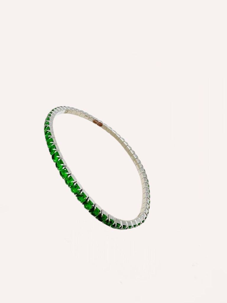 Bracciali tennis con zirconi colorati piccoli – Tennis Luxe