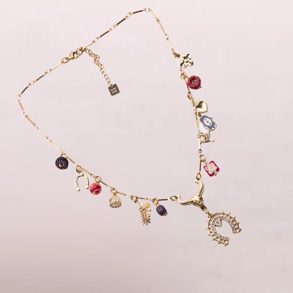 Collana con charms portafortuna – Fortuna