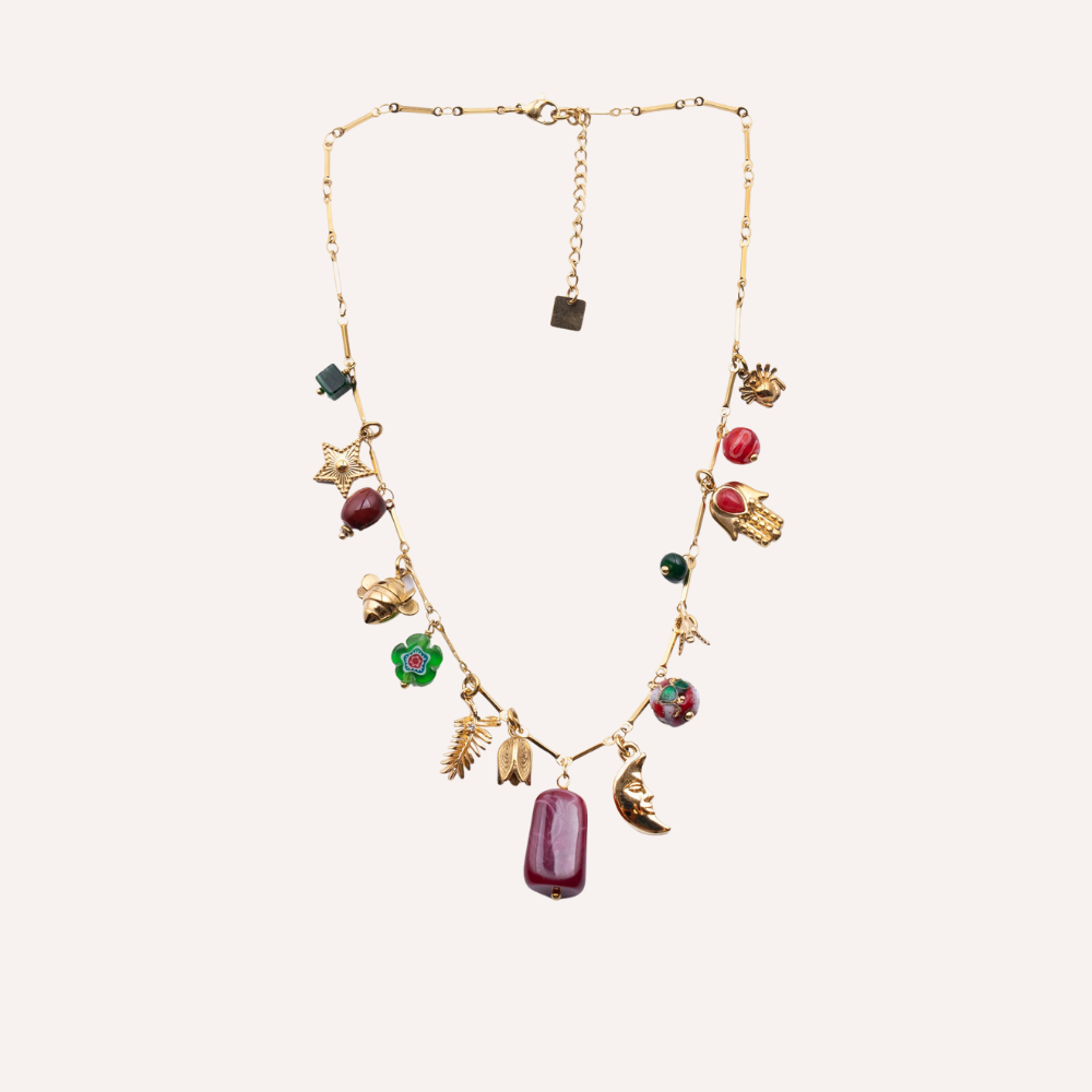 Collana con charms colorati - Galaxia