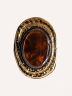 Anello con pietra effetto cabochon – Vintage Gem