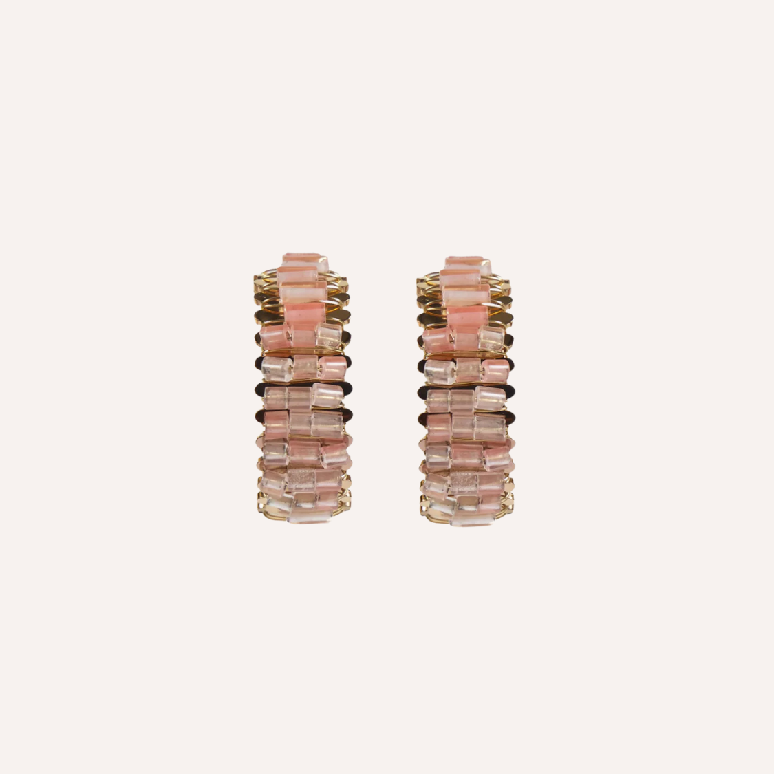 Orecchini a cerchio con pietre naturali – Galaxia