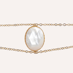 Bracciali dorati con pietre naturali – Selene