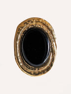 Anello con pietra effetto cabochon – Vintage Gem