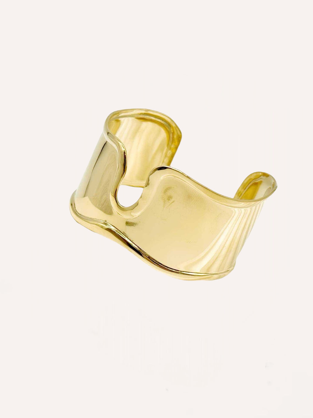 Bracciale rigido effetto fluido – Wave Cuff