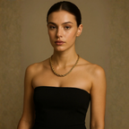Collana a corda intrecciata in acciaio – Collana Corda