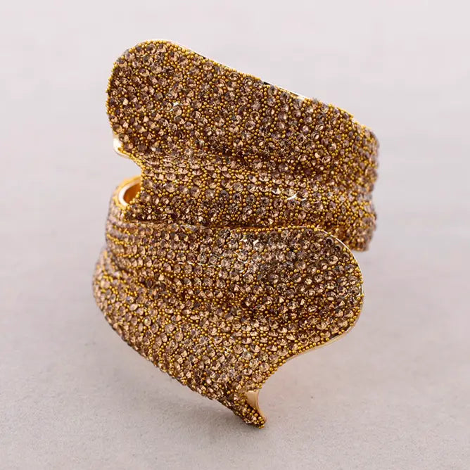 Bracciale con cristalli effetto drappeggio – Bracciale Spark