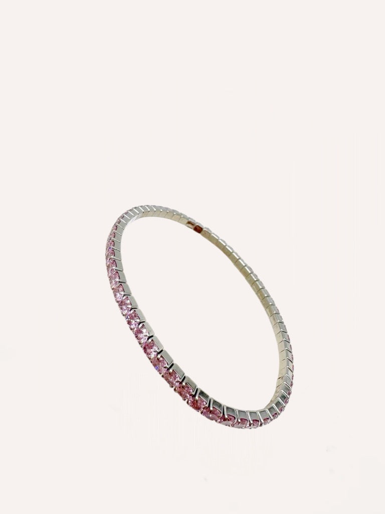 Bracciali tennis con zirconi colorati piccoli – Tennis Luxe