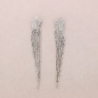 Orecchini pendenti con frange di cristalli - Cadence