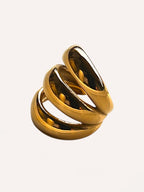 Earcuff triplo dorato – Earcuff Bold Layers