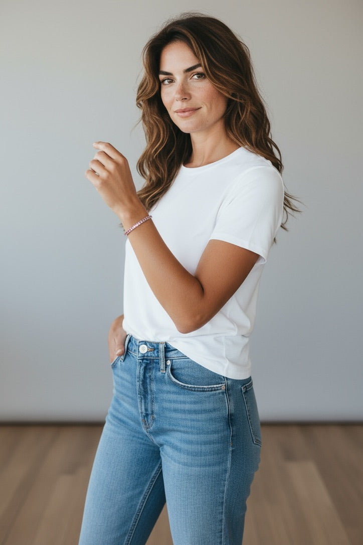 Bracciali tennis con zirconi colorati piccoli – Tennis Luxe