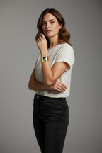 Bracciale rigido effetto fluido – Wave Cuff