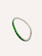 Bracciali tennis con zirconi colorati grandi – Tennis Luxe