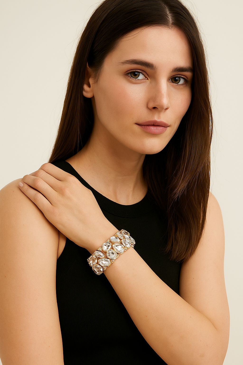 Bracciale con maxi cristalli – Bracciale Crystal Glam