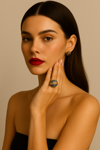 Anello regolabile con cristalli multicolor – Anello Rayo