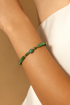 Bracciale con perline verdi – Bracciale Jade