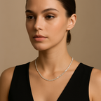 Collana tennis con zirconi – Collana Tennis Noa