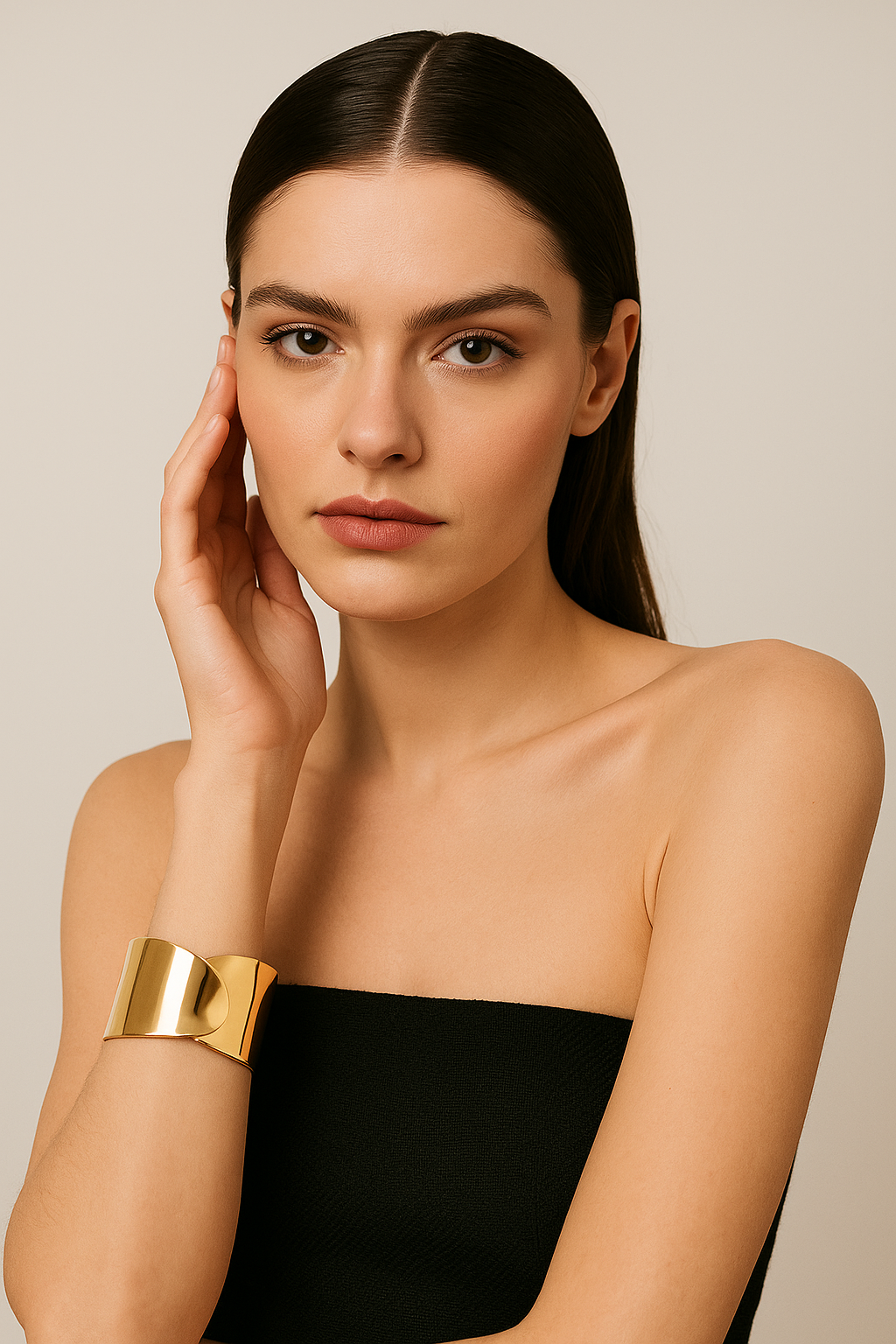 Bracciale rigido con nodo – Bracciale Twist Gold