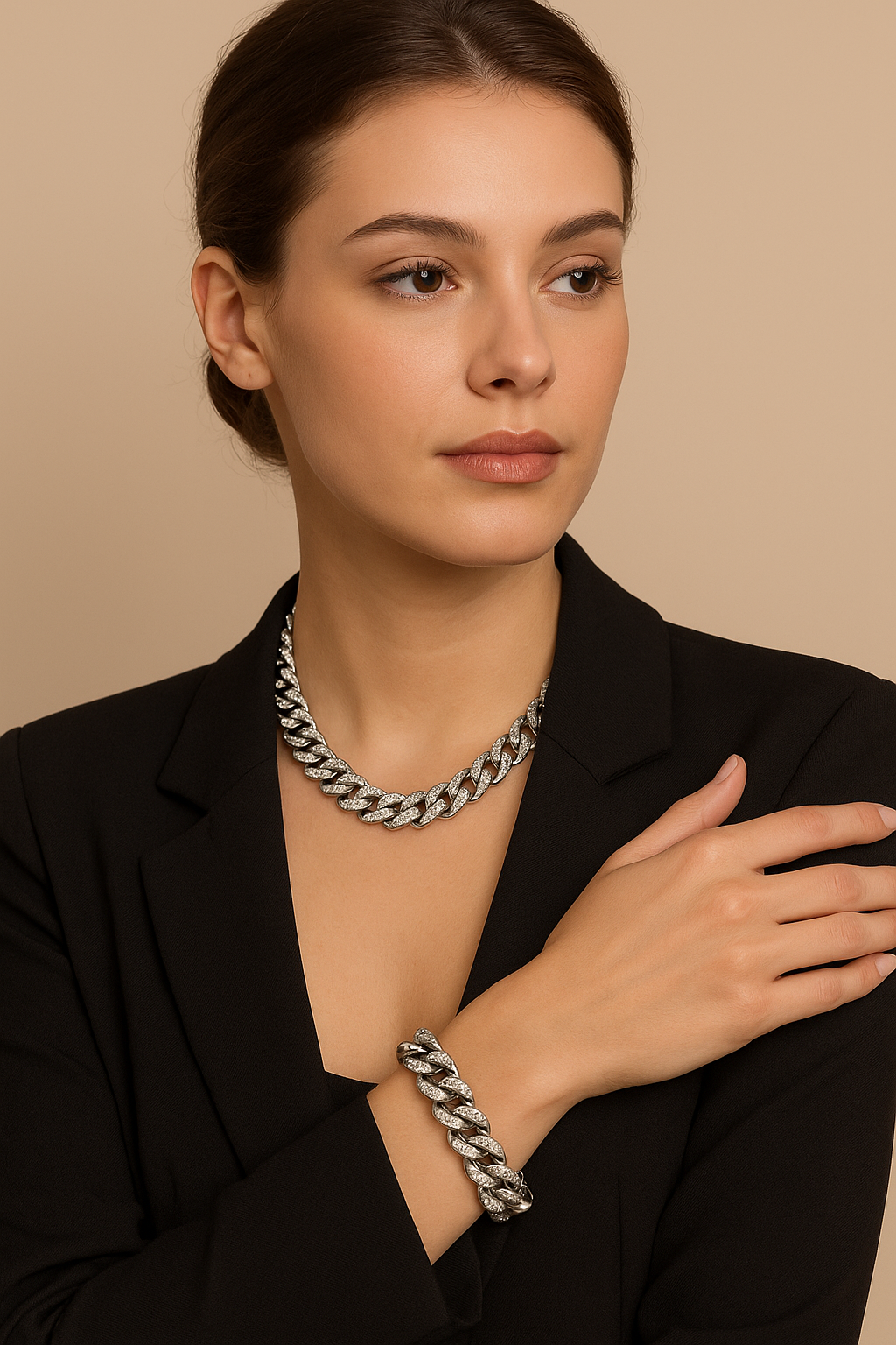 ✨ Offerta Collezione Bold Shine – Collana + Bracciale✨