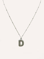 Collana lettera con zirconi – Letter Shine