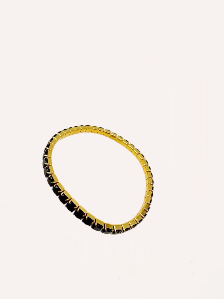 Bracciali tennis con zirconi colorati grandi – Tennis Luxe