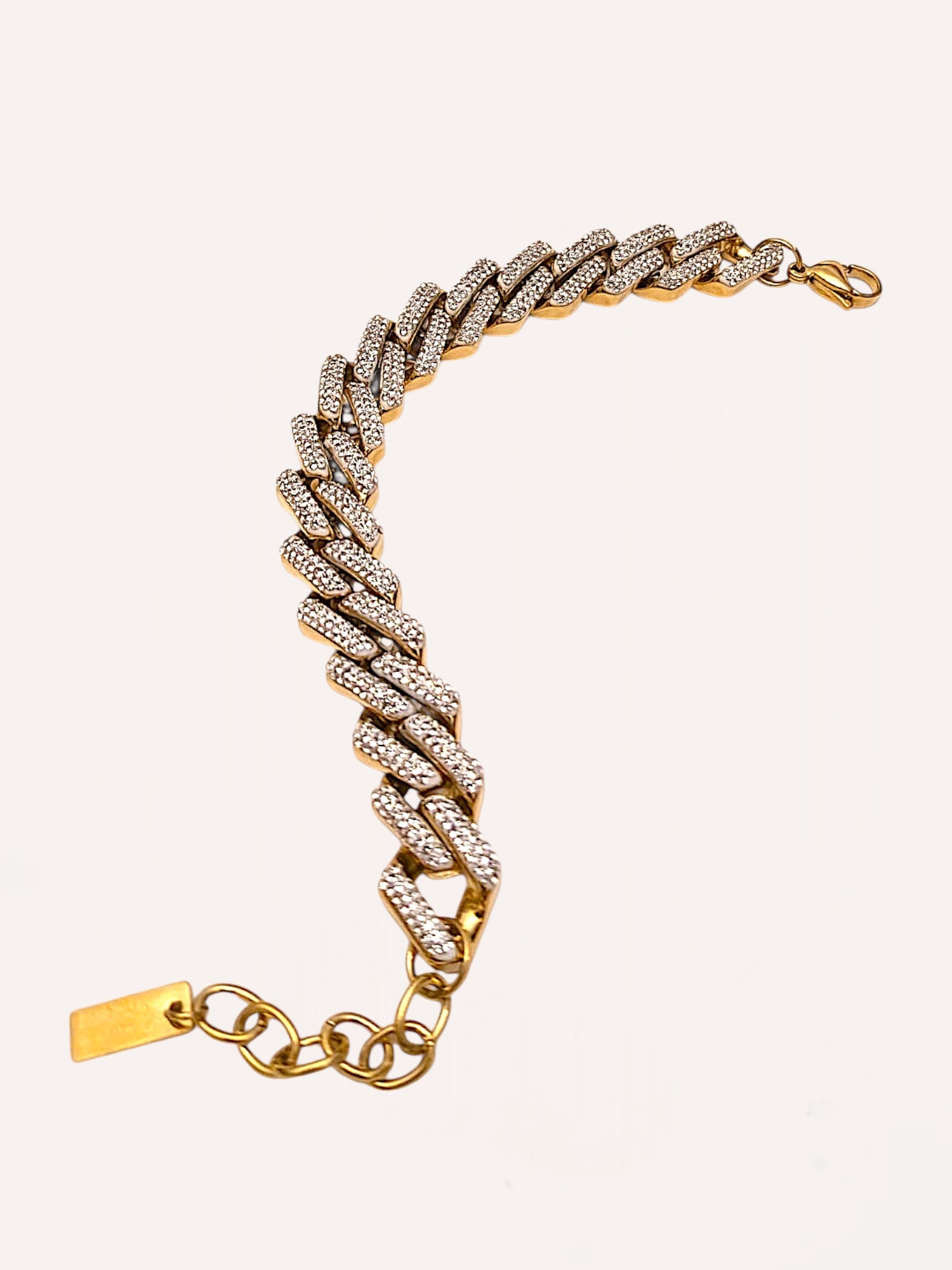 Bracciale a catena pavé – Bracciale Bold Shine