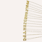 Collana lettera con zirconi – Letter Shine