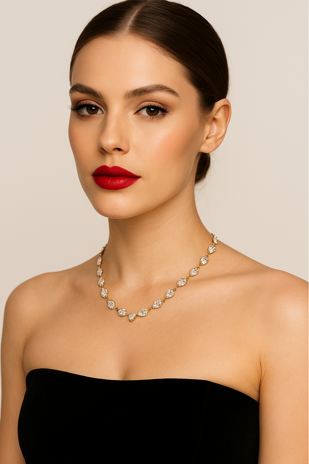 Collana tennis a goccia – Collana Diamond Drop