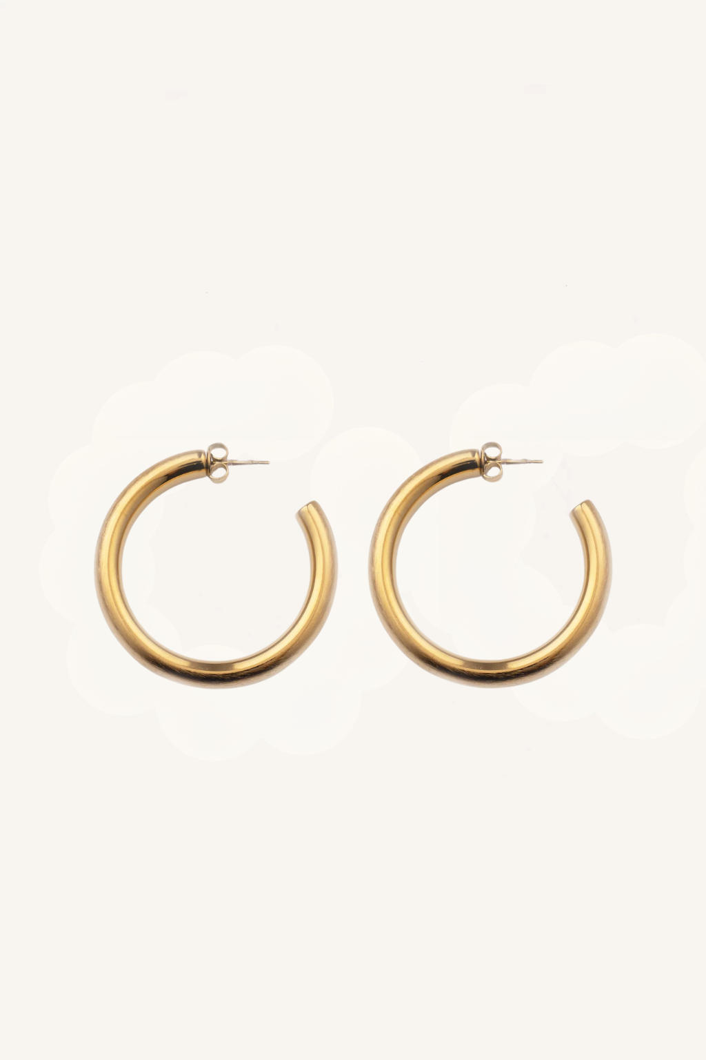 Orecchini a cerchio lucido – Small Loop