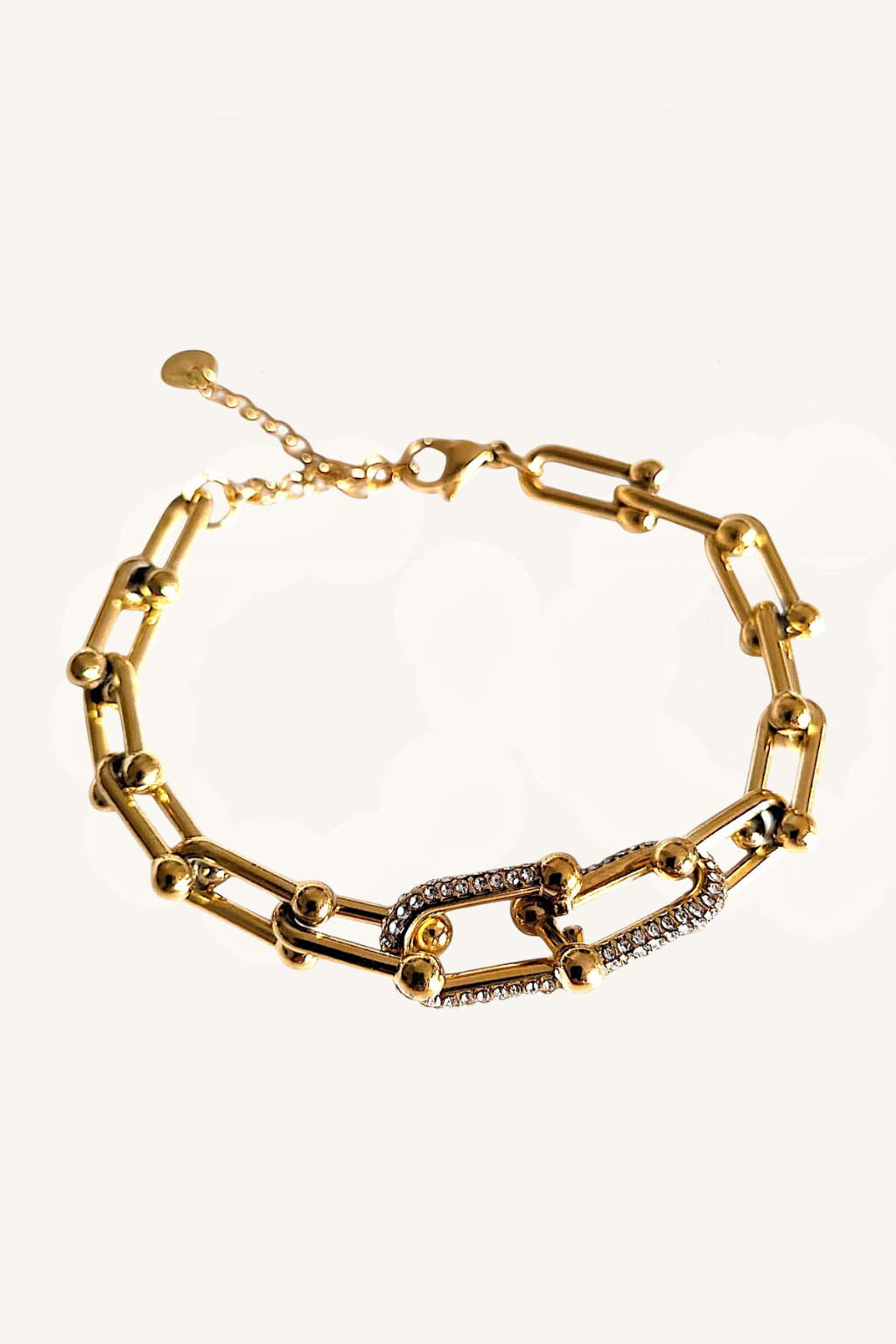 Bracciale a catena con maglia brillante – Bracciale Link Shine
