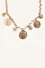 Collana con charms a moneta – Minerva