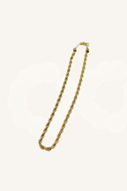 Collana a corda intrecciata in acciaio – Collana Corda