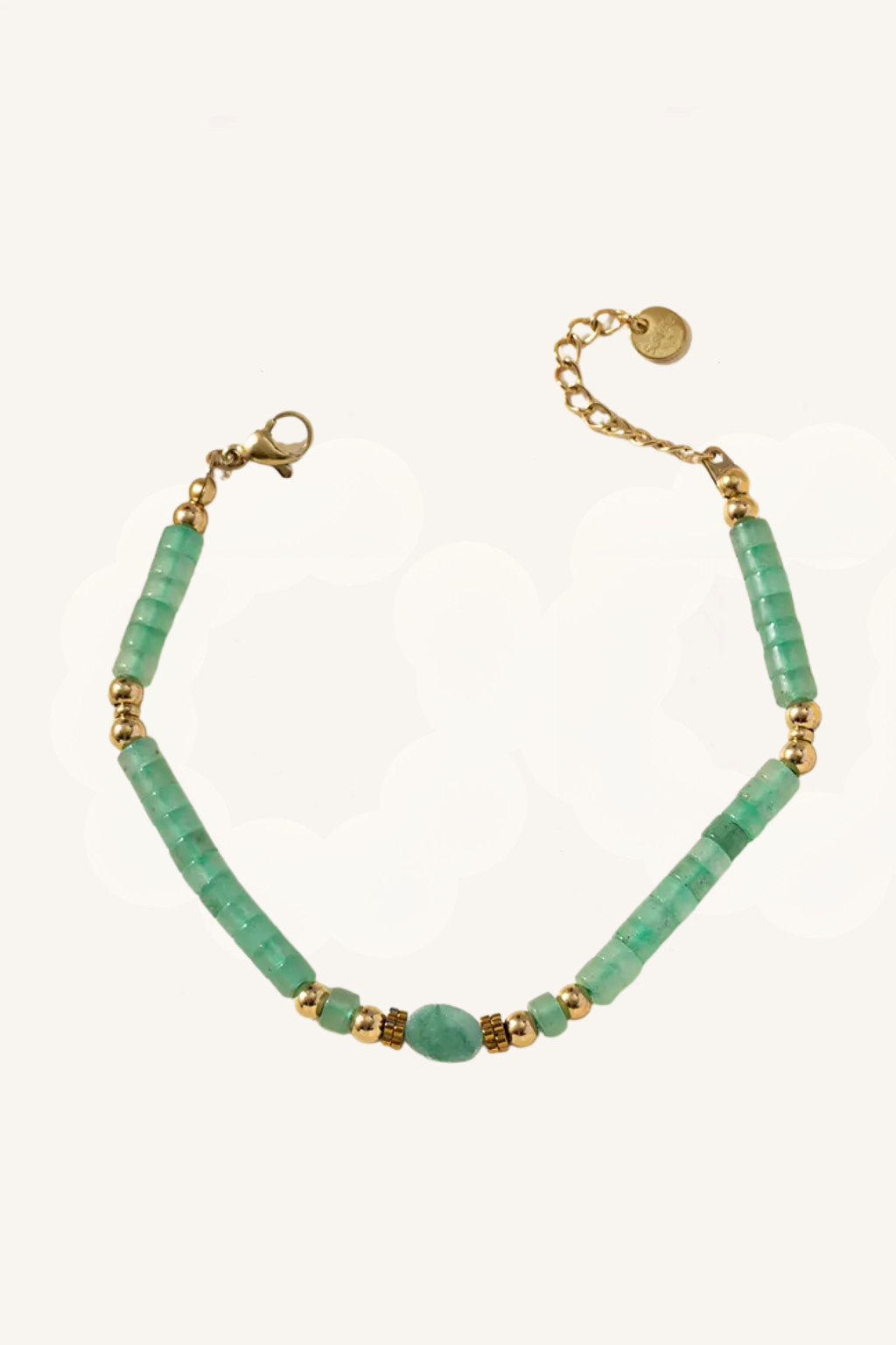 Bracciale con perline verdi – Bracciale Jade