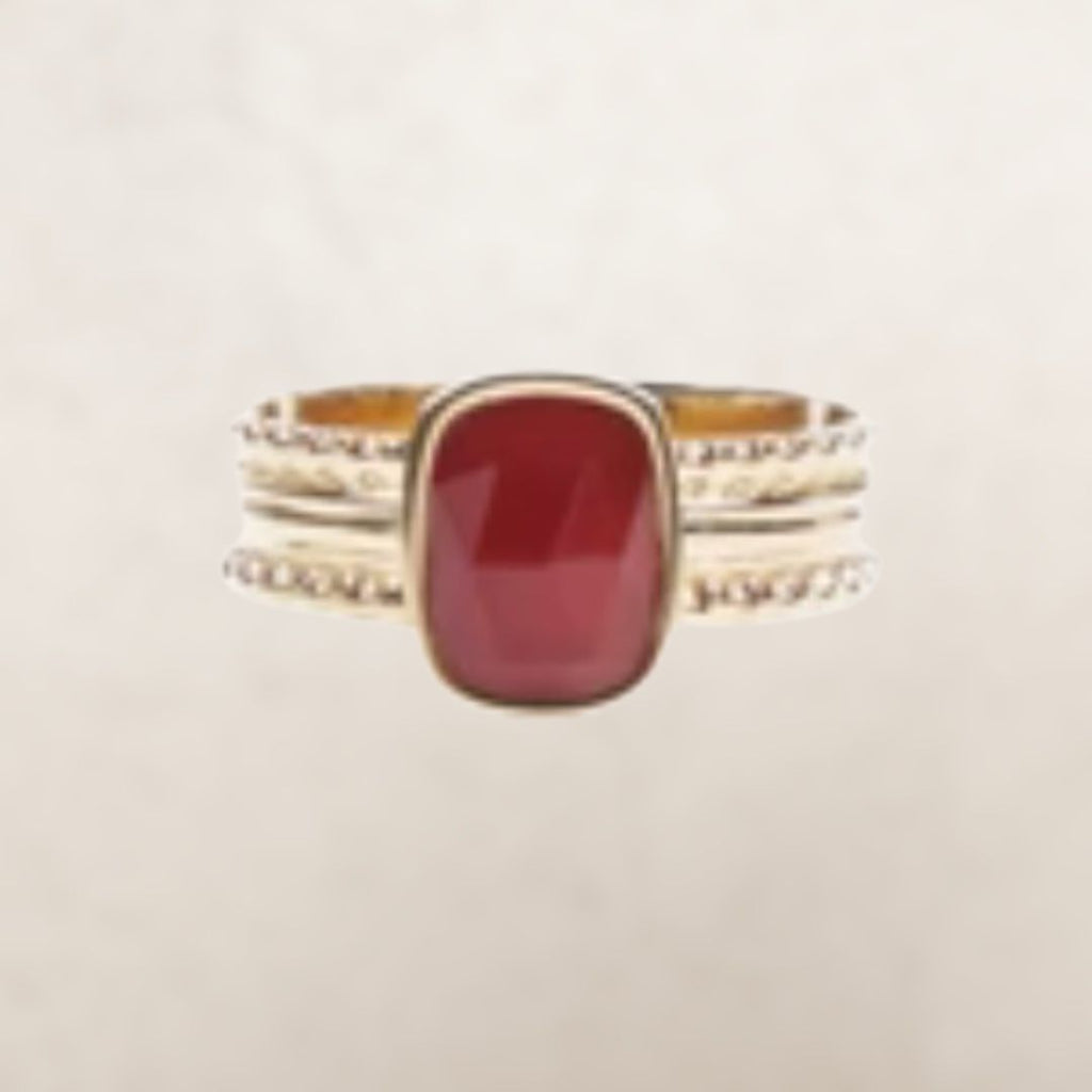 Anello dorato con pietra – Sirius