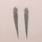 Orecchini pendenti con frange di cristalli - Cadence