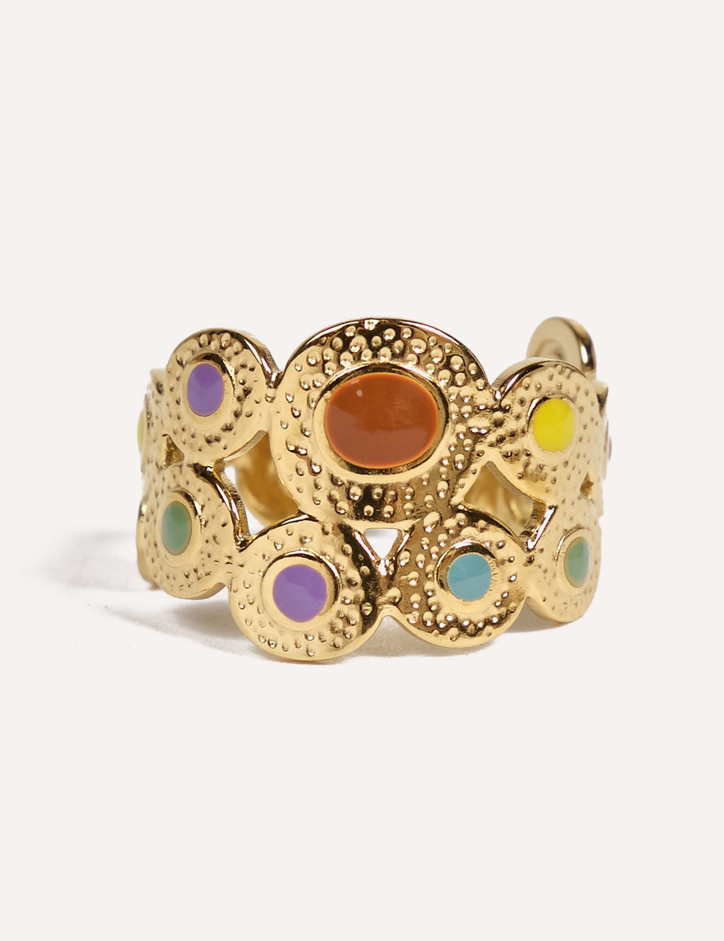Anello multicolor dorato – Orione