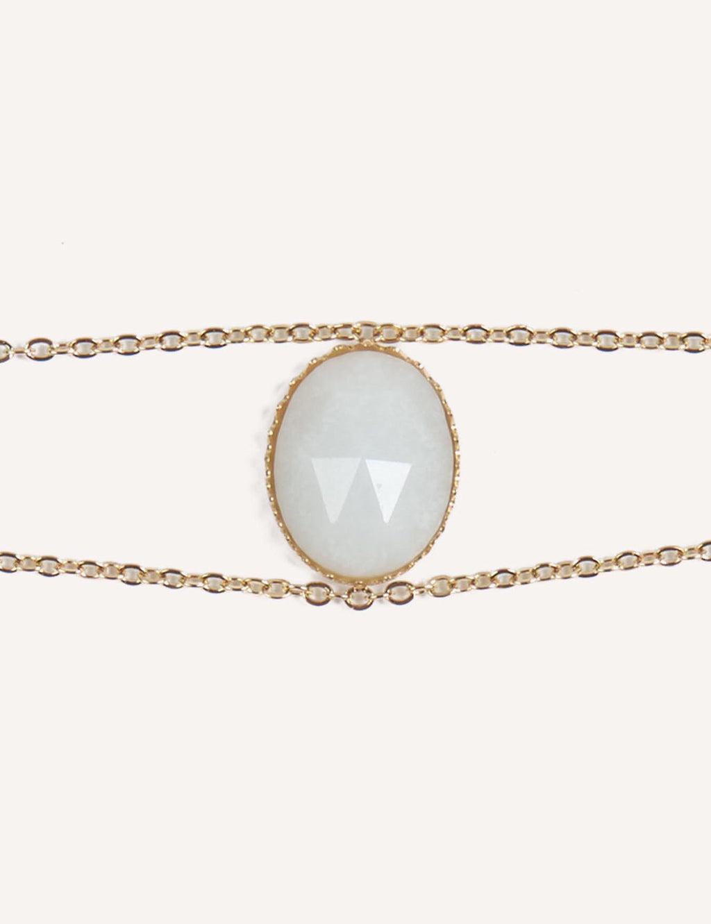 Bracciali dorati con pietre naturali – Selene