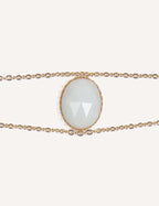 Bracciali dorati con pietre naturali – Selene