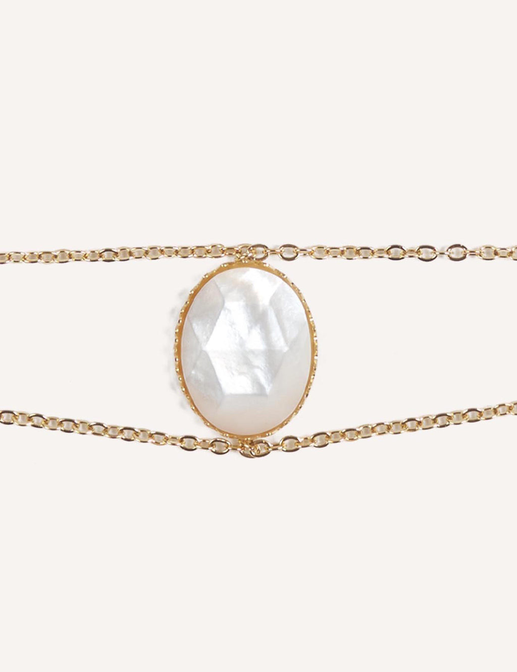 Bracciali dorati con pietre naturali – Selene