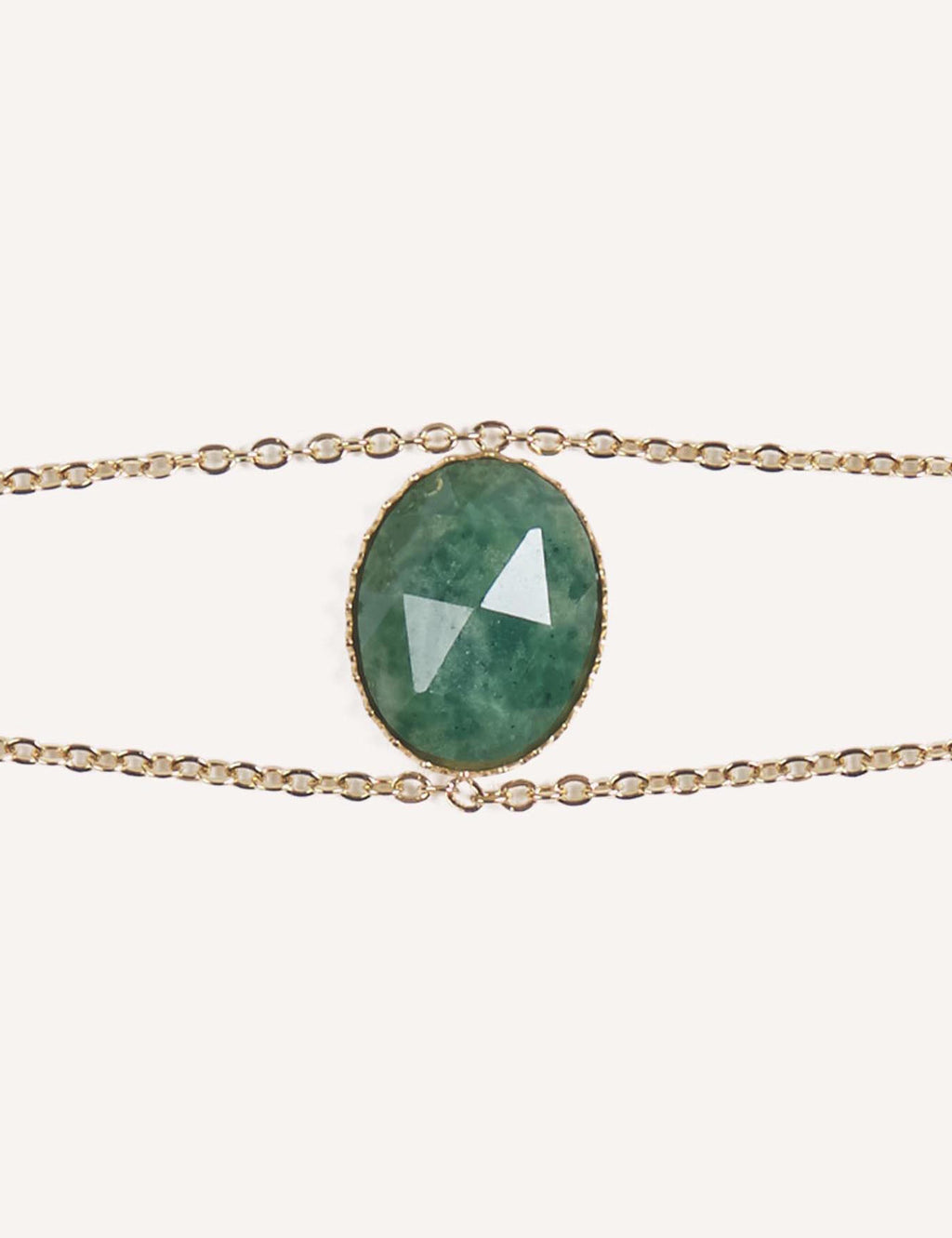 Bracciali dorati con pietre naturali – Selene