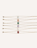Bracciali dorati con pietre naturali – Selene