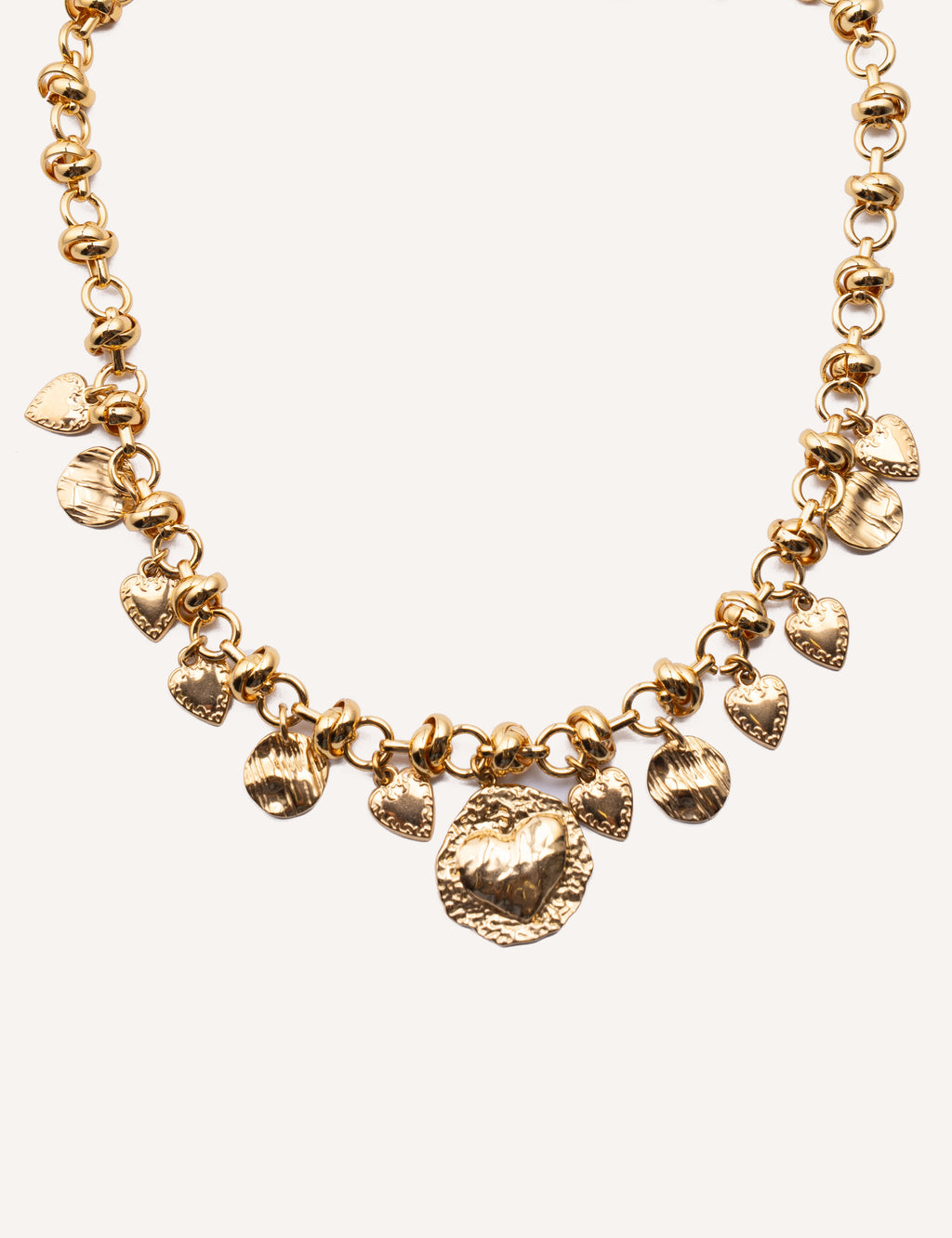 Collana con ciondoli a cuore - Afrodite